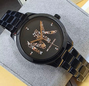  Shop Authentic Michael Kors Runway Quartz Black Dial Black Steel Strap Watch For Women - MK6683 - Luxxuri