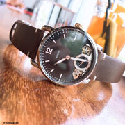  Shop Authentic Fossil The Commuter Twist Black Dial Brown Leather Strap Watch for Men -  ME1165 - Luxxuri