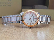  Shop Authentic Burberry The City Silver Dial Two Tone Steel Strap Watch for Women - BU9205 - Luxxuri
