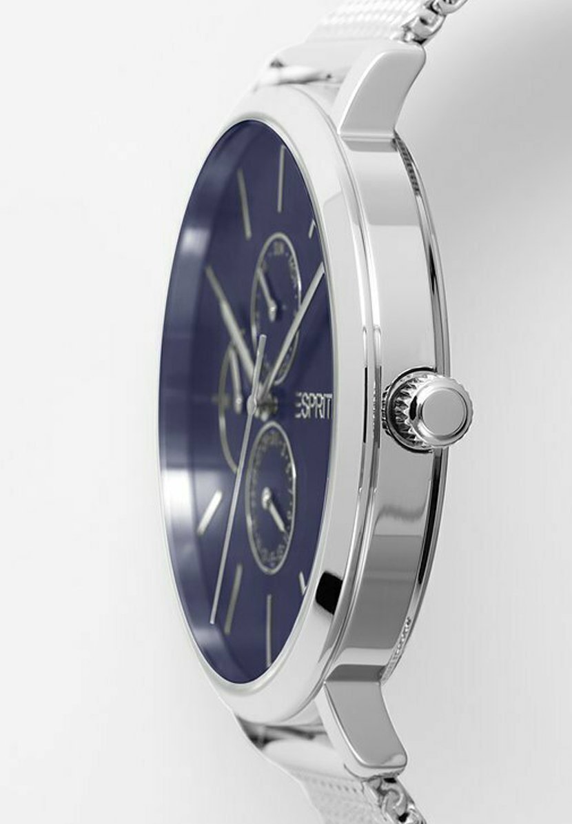  Shop Authentic Hugo Boss Associate Blue Dial Silver Steel Strap Watch for Men - 1513269 - Luxxuri
