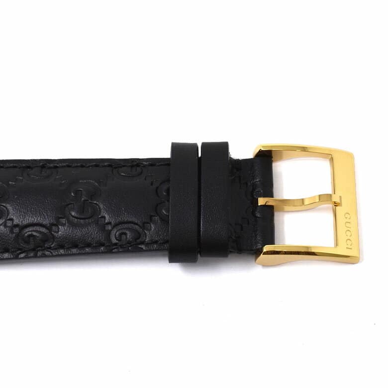  Shop Authentic Gucci G Timeless Quartz Black Dial Black Leather Strap Watch For Women - YA1264034A - Luxxuri