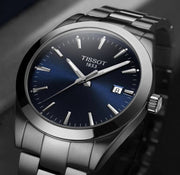  Shop Authentic Tissot Gentleman Blue Dial Silver Steel Strap Watch For Men - T127.410.11.041.00 - Luxxuri