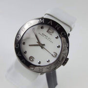  Shop Authentic Marc Jacobs Blade White Dial White Leather Strap Watch for Women - MBM1223 - Luxxuri
