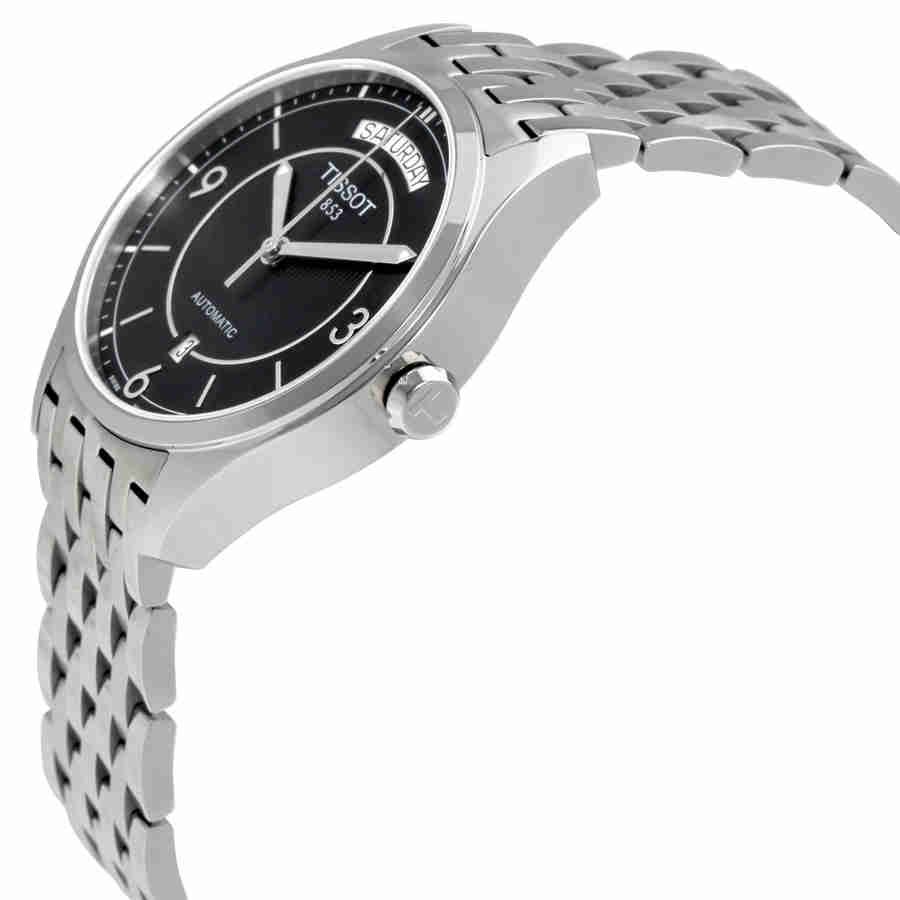  Shop Authentic Tissot T Classic T One Automatic Black Dial Silver Steel Strap Watch For Men - T038.430.11.057.00 - Luxxuri
