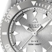  Shop Authentic Gucci Dive Automatic Silver Dial Silver Steel Strap Watch for Men - YA136354 - Luxxuri