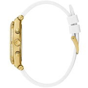  Shop Authentic Guess Venus Diamonds White Dial White Rubber Strap Watch for Women - GW0118L5 - Luxxuri
