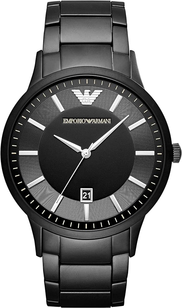  Shop Authentic Emporio Armani Renato Quartz Black Dial Black Steel Strap Watch For Men - AR11079 - Luxxuri