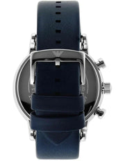  Shop Authentic Emporio Armani Luigi Chronograph Blue Dial Blue Leather Strap Watch For Men - AR11451 - Luxxuri