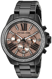  Shop Authentic Michael Kors Wren Chronograph Gold Diamonds Dial Black Steel Strap Watch for Women - MK5879 - Luxxuri