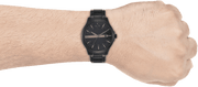  Shop Authentic Armani Exchange Hampton Chronograph Black Dial Black Steel Strap Watch For Men - AX2104 - Luxxuri
