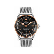  Shop Authentic Breitling Superocean Heritage B20 Automatic 44 Black Dial Silver Mesh Bracelet Watch for Men - UB2030121B1A1 - Luxxuri