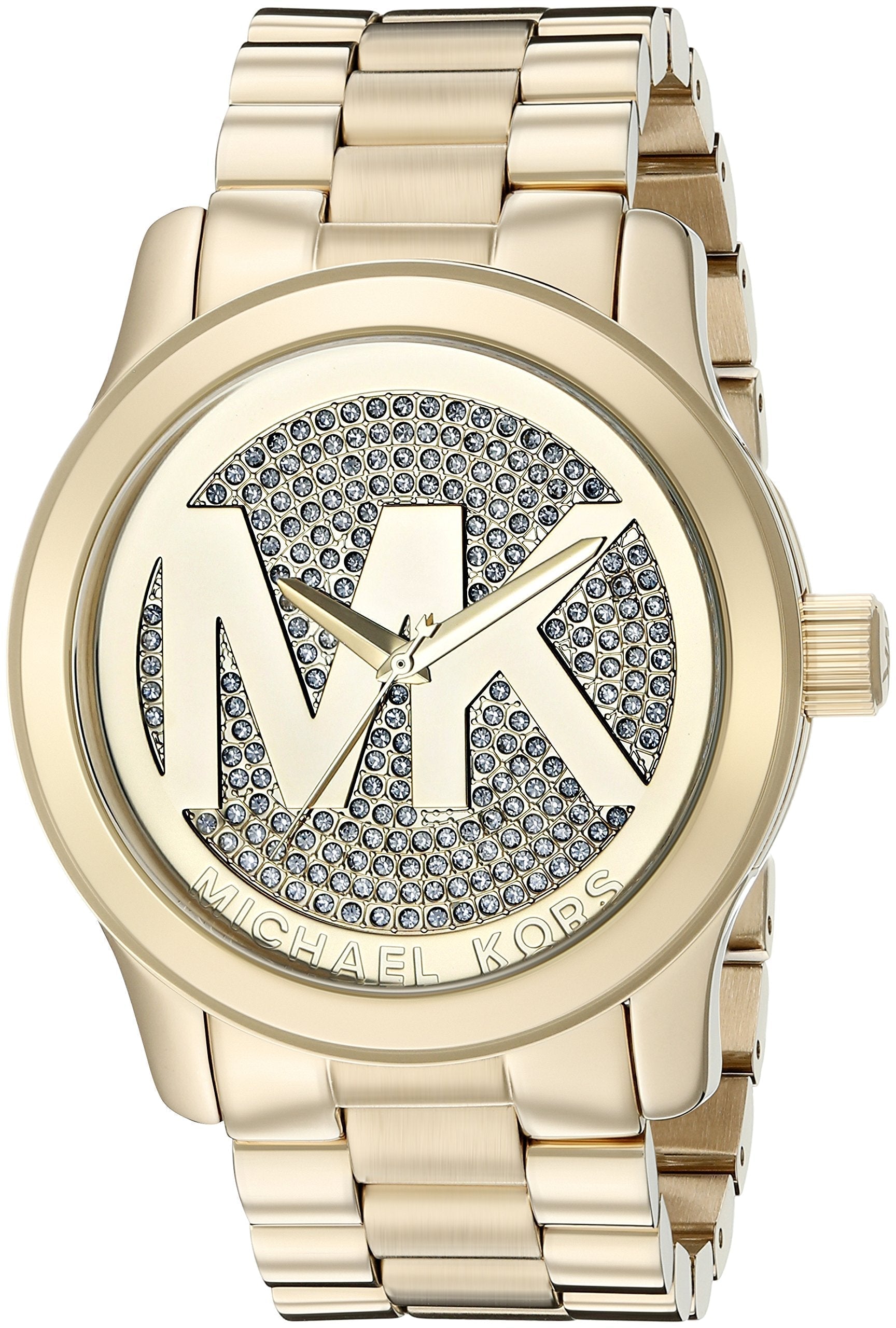  Shop Authentic Michael Kors Runway Gold Dial Gold Steel Strap Watch for Women - MK5706 - Luxxuri