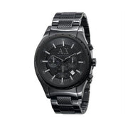  Shop Authentic Armani Exchange Chronograph Black Dial Black Steel Strap Watch for Men - AX1058 - Luxxuri