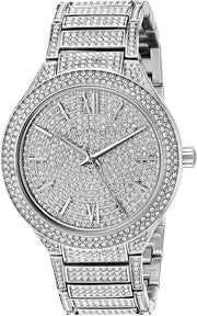  Shop Authentic Michael Kors Kerry Crystal Pave Silver Dial Silver Steel Strap Watch For Women - MK3359 - Luxxuri