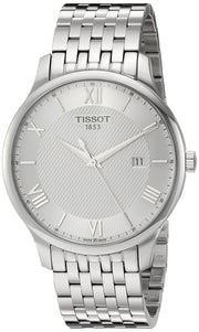  Shop Authentic Tissot T Classic Tradition Silver Dial Silver Steel Strap Watch For Men - T063.610.11.038.00 - Luxxuri
