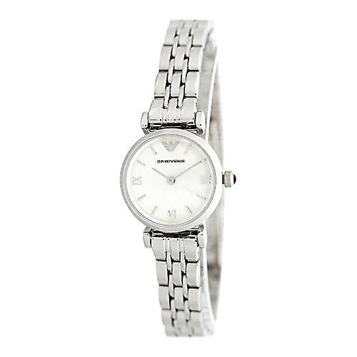  Shop Authentic Emporio Armani Gianni White Dial Silver Steel Strap Watch For Women - AR1763 - Luxxuri