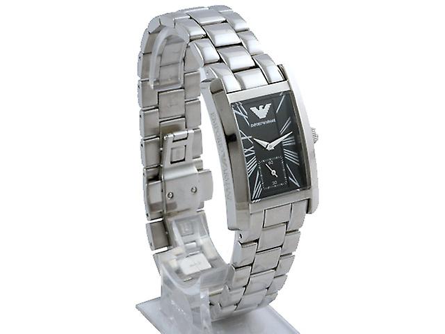  Shop Authentic Emporio Armani Classic Black Dial Silver Stainless Steel Watch For Women - AR0157 - Luxxuri