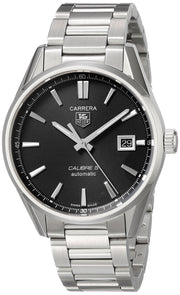  Shop Authentic Tag Heuer Carrera Automatic Black Dial Silver Steel Strap Watch for Men - WAR211A.BA0782 - Luxxuri
