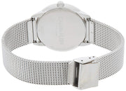  Shop Authentic Calvin Klein Minimal Grey Dial Silver Mesh Bracelet Watch for Women - K3M2212X - Luxxuri