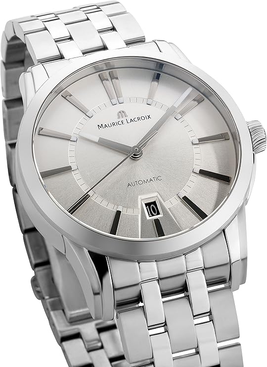  Shop Authentic Maurice Lacroix Pontos Date Automatic Silver Dial Silver Steel Strap Watch For Men - PT6148-SS002-130 - Luxxuri