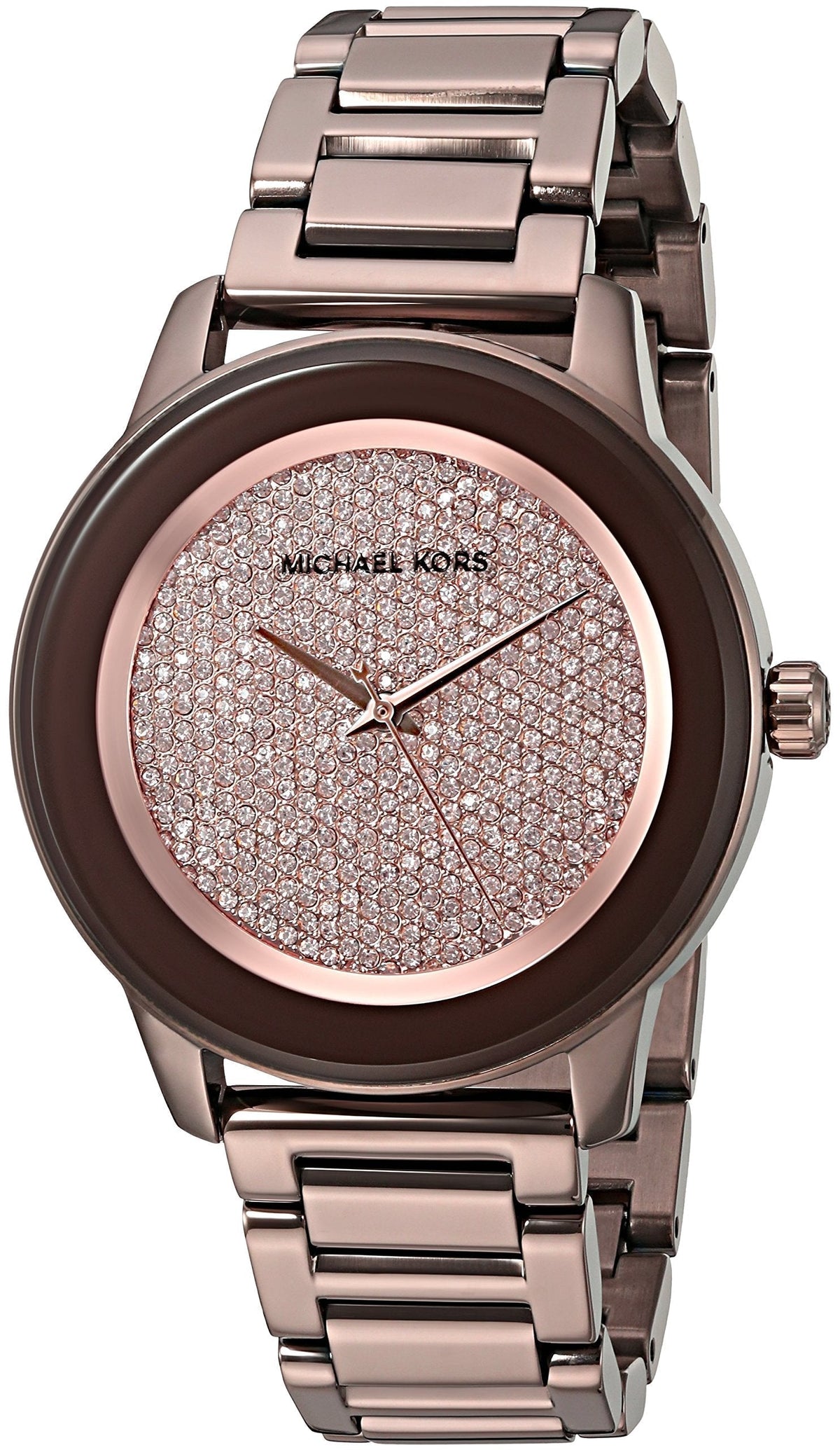  Shop Authentic Michael Kors Kinley Brown Dial Brown Steel Strap Watch for Women - MK6245 - Luxxuri