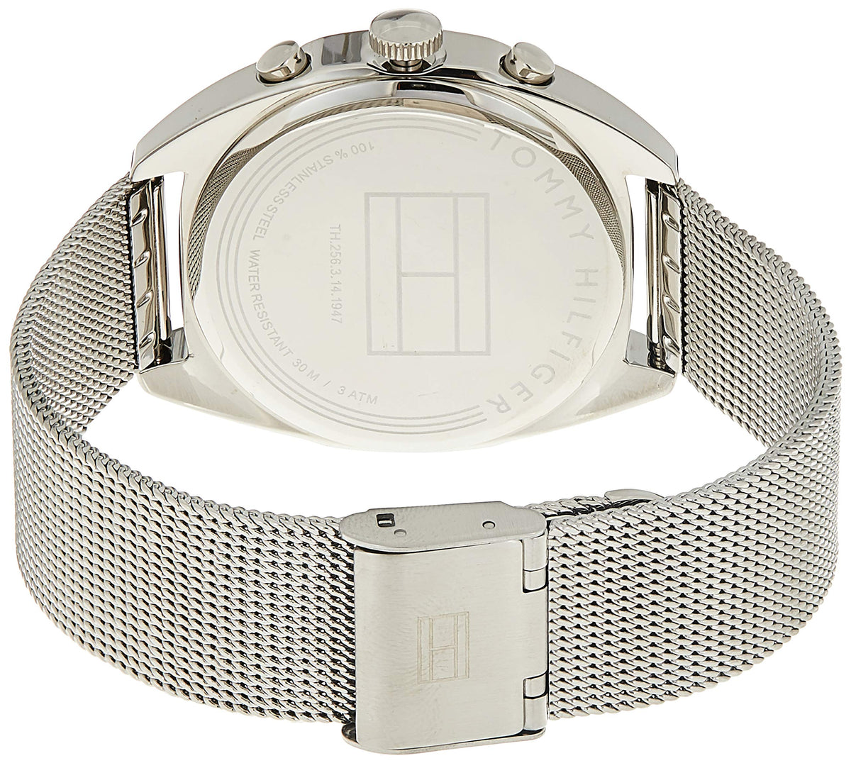  Shop Authentic Tommy Hilfiger Mia Silver Dial Silver Mesh Bracelet Watch for Men - 1781628 - Luxxuri