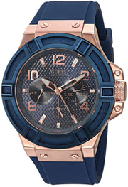  Shop Authentic Guess Jet Setter Analog Quartz Blue Dial Blue Rubber Strap Watch For Women - W0571L1 - Luxxuri