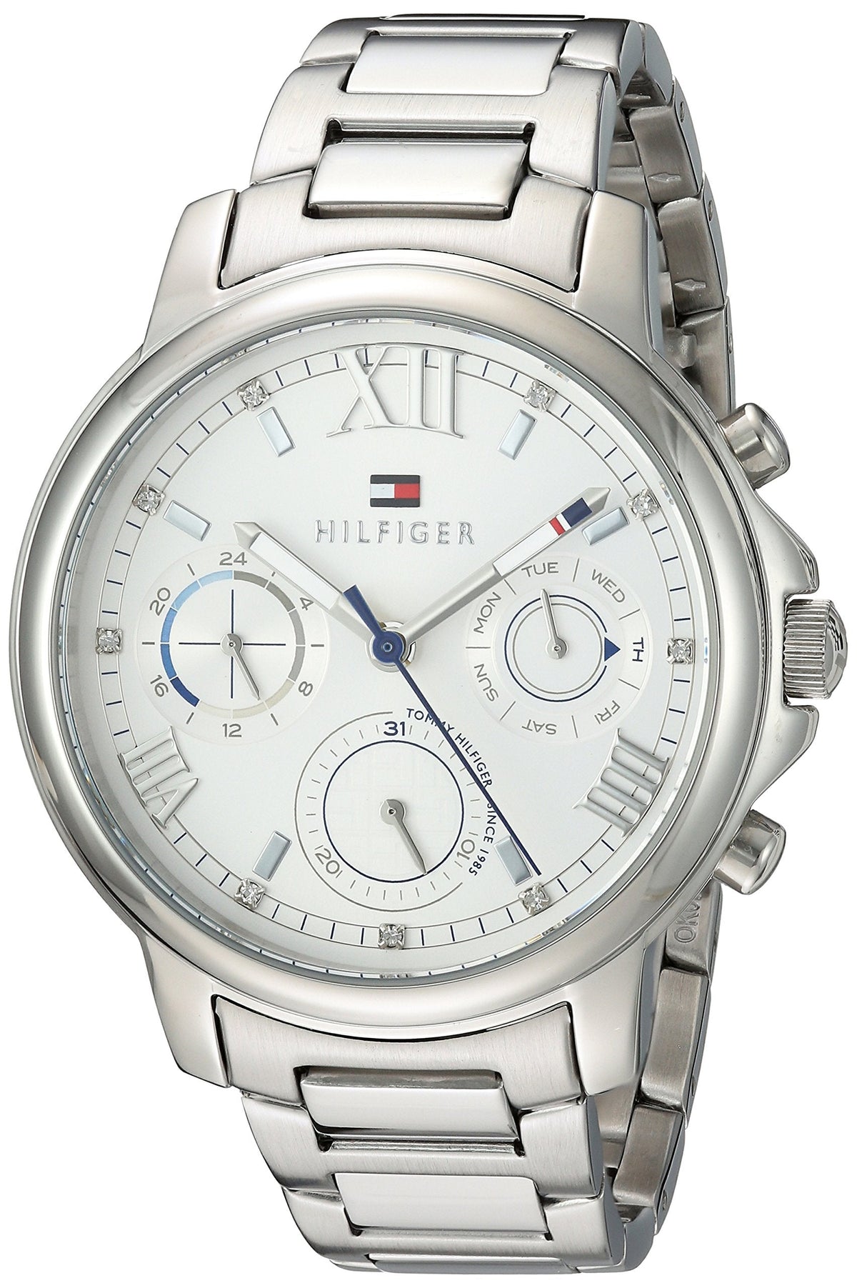  Shop Authentic Tommy Hilfiger Claudia Silver Dial Silver Steel Strap Watch for Women - 1781741 - Luxxuri
