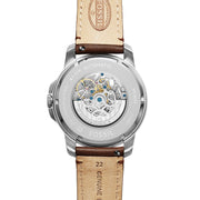  Shop Authentic Fossil Grant Automatic White Dial Brown Leather Strap Watch for Men - ME3052 - Luxxuri