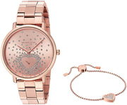  Shop Authentic Michael Kors Jaryn Rose Gold Dial Rose Gold Steel Strap Watch for Women - MK3621 - Luxxuri