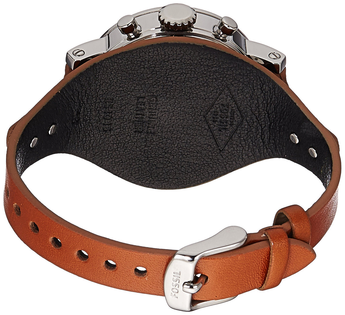  Shop Authentic Fossil Original Boyfriend Sport Chronograph Beige Dial Brown Leather Strap Watch for Women - ES4046 - Luxxuri