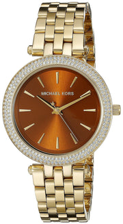  Shop Authentic Michael Kors Darci Amber Dial Gold Steel Strap Watch for Women - MK3408 - Luxxuri