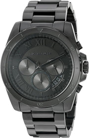 Shop Authentic Michael Kors Brecken Chronograph Black Dial Black Steel Strap Watch For Men - MK8482 - Luxxuri