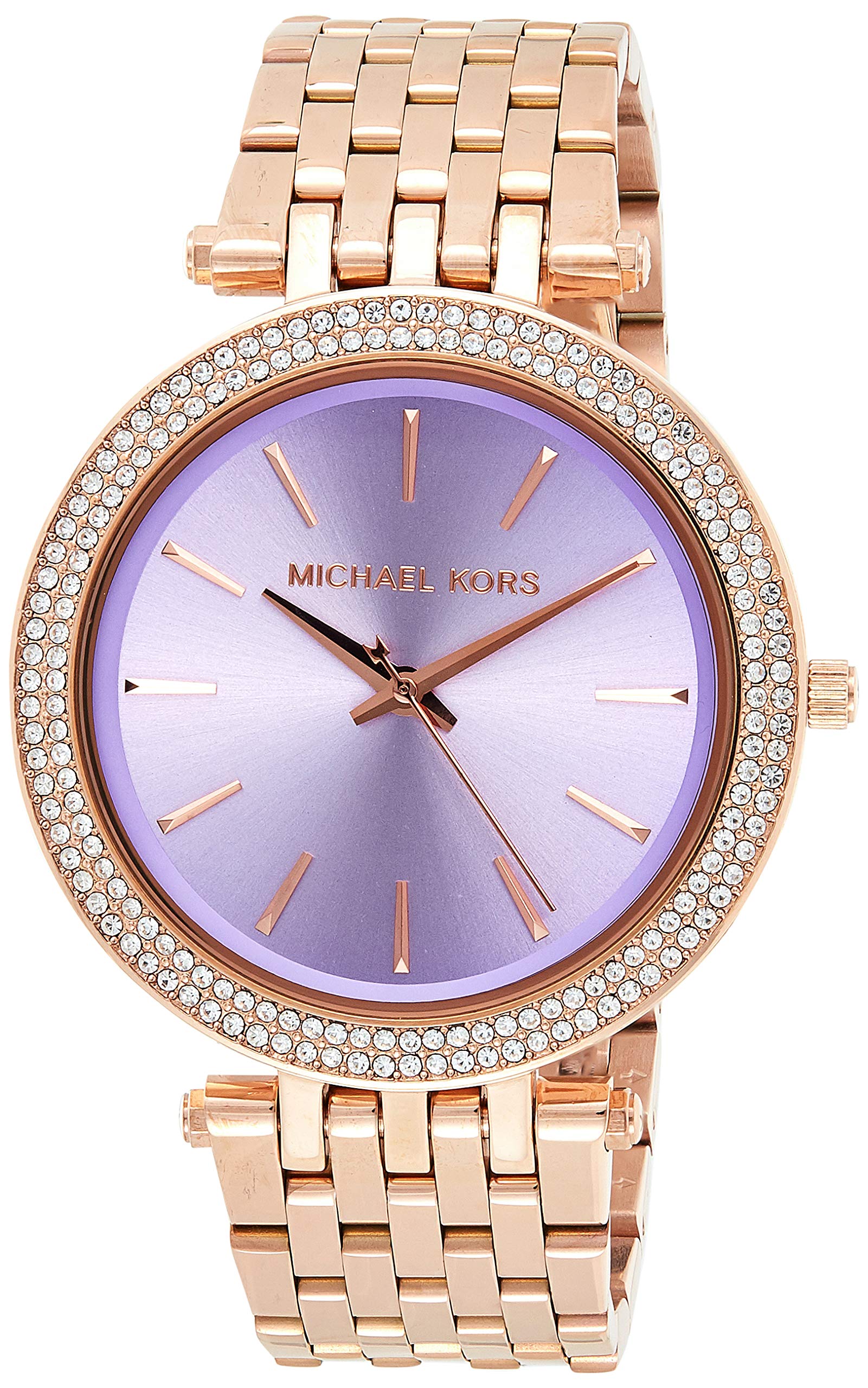  Shop Authentic Michael Kors Darci Purple Dial Rose Gold Steel Strap Watch for Women - MK3400 - Luxxuri