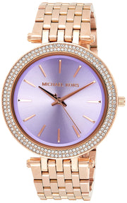  Shop Authentic Michael Kors Darci Purple Dial Rose Gold Steel Strap Watch for Women - MK3400 - Luxxuri