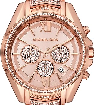  Shop Authentic Michael Kors Whitney Chronograph Rose Gold Dial Rose Gold Steel Strap Watch For Women - MK6730 - Luxxuri
