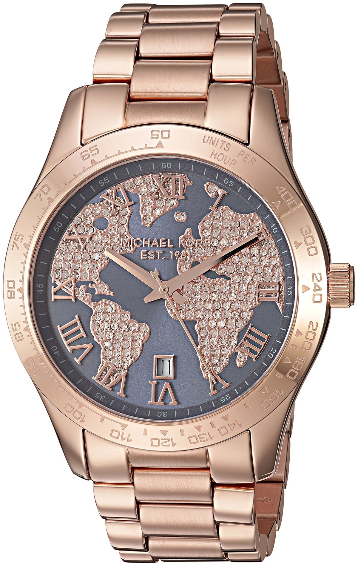  Shop Authentic Michael Kors Layton Rose Gold Dial Rose Gold Steel Strap Watch for Women - MK6395 - Luxxuri