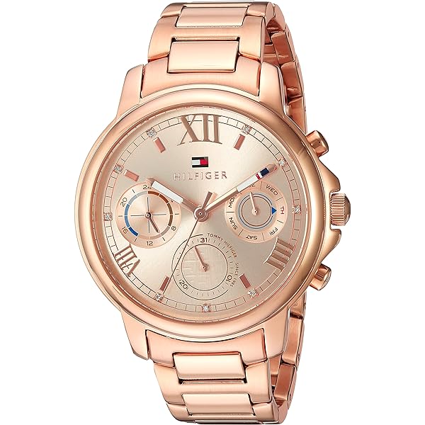 Shop Authentic Tommy Hilfiger Claudia Rose Gold Dial Rose Gold Steel Strap Watch for Women - 1781743 - Luxxuri