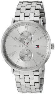  Shop Authentic Tommy Hilfiger Jenna Quartz White Dial Silver Steel Strap Watch for Women - 1782068 - Luxxuri