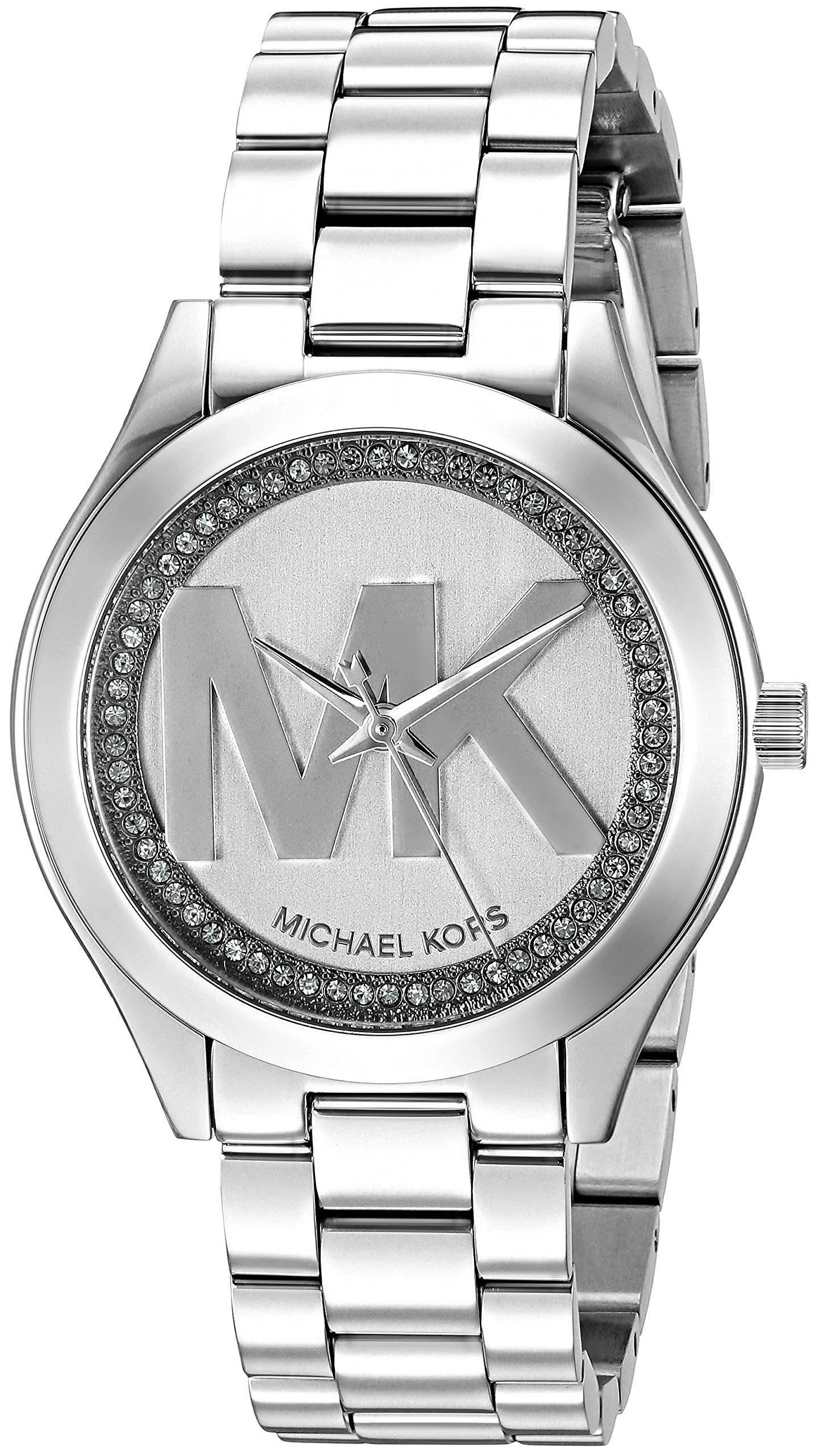  Shop Authentic Michael Kors Mini Slim Runway Silver Dial Silver Steel Strap Watch for Women - MK3548 - Luxxuri