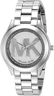  Shop Authentic Michael Kors Mini Slim Runway Silver Dial Silver Steel Strap Watch for Women - MK3548 - Luxxuri