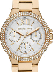  Shop Authentic Michael Kors Camille Multifunction White Dial Rose Gold Steel Strap Watch For Women - MK6845 - Luxxuri