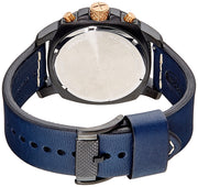  Shop Authentic Fossil Modern Machine Chronograph Black Dial Blue Leather Strap Watch for Men - FS5066 - Luxxuri