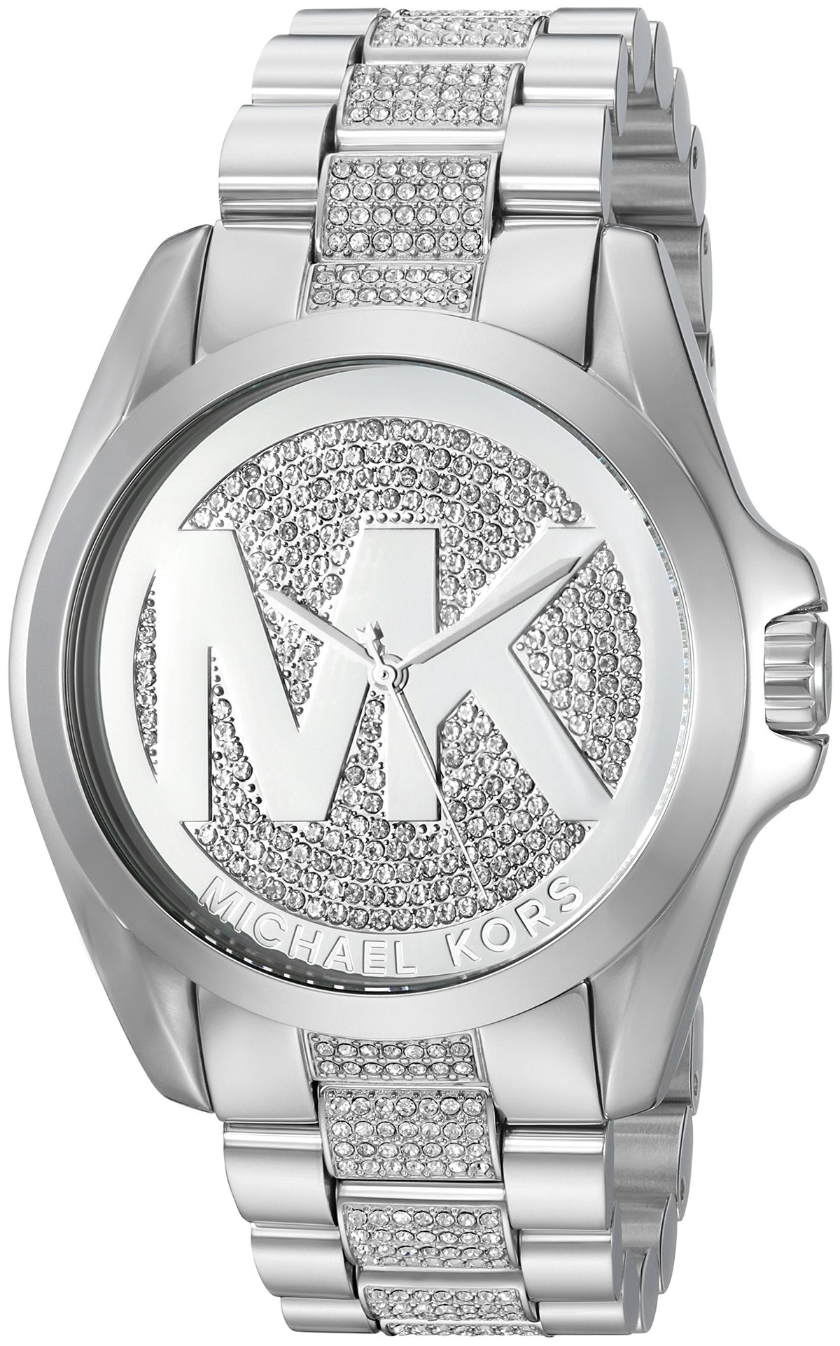  Shop Authentic Michael Kors Bradshaw Silver Dial Silver Stainless Steel Strap Watch for Women - MK6486 - Luxxuri