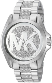  Shop Authentic Michael Kors Bradshaw Silver Dial Silver Stainless Steel Strap Watch for Women - MK6486 - Luxxuri