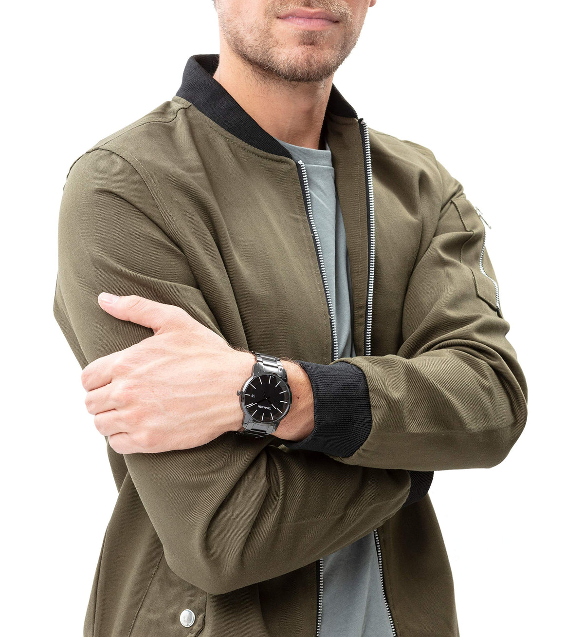  Shop Authentic Calvin Klein City Quartz Black Dial Black Steel Strap Watch for Men - K2G2G4B1 - Luxxuri
