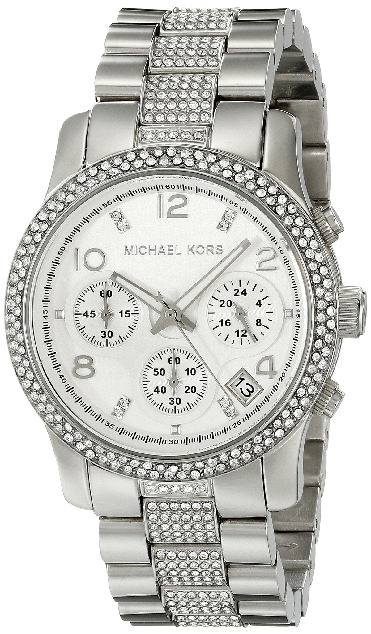  Shop Authentic Michael Kors Runway White Dial Silver Steel Strap Watch for Women - MK5825 - Luxxuri
