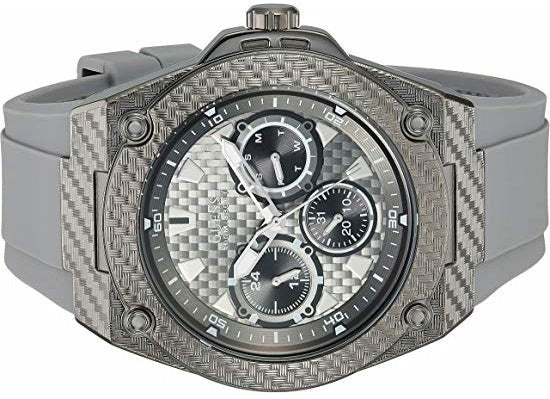  Shop Authentic Guess Legacy Grey Dial Grey Silicone Strap Watch For Men - W1048G1 - Luxxuri