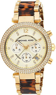  Shop Authentic Michael Kors Parker Gold Dial Two Tone Steel Strap Watch for Women - MK5688 - Luxxuri
