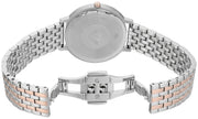  Shop Authentic Emporio Armani Silver Sunray Dial Two Tone Steel Strap Watch For Women - AR11113 - Luxxuri